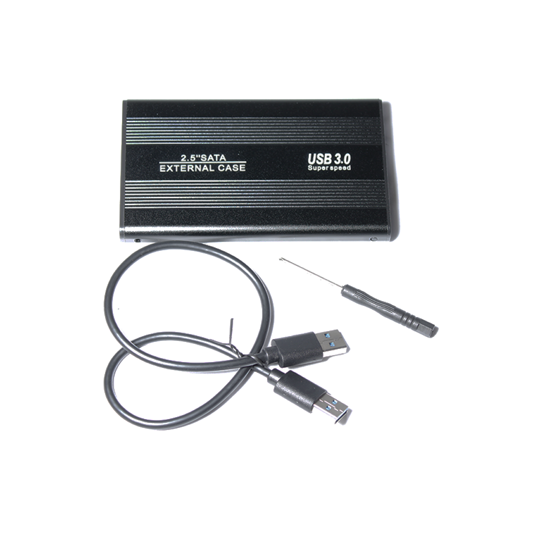 Cofre de Aluminio para Discos Duros o SSD de 2.5" SATA de Alta Velocidad