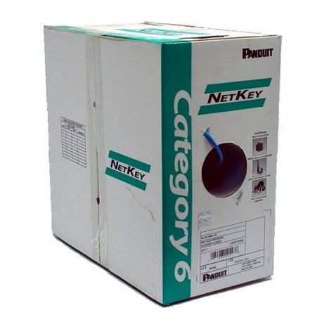 Cable Panduit NetKey Cat 6 LSZH Azul 305m - NUL6CR04BU-CE