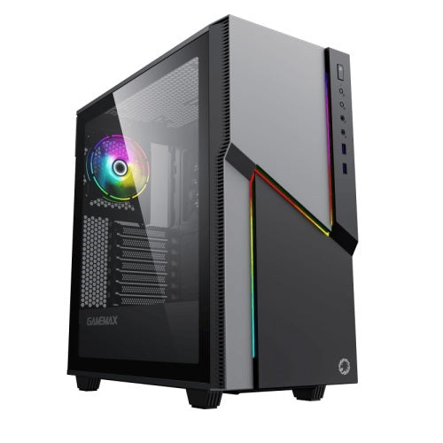 Gabinete Gamer GameMax Ninja COC (ATX, Vidrio Templado, Sin Fuente)