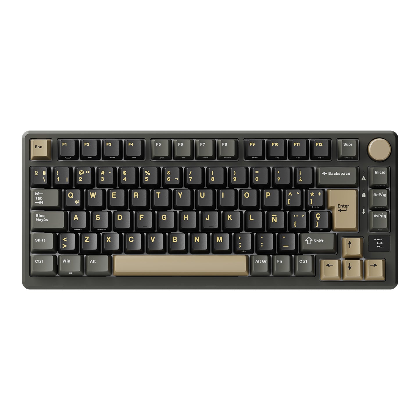 Teclado Mecánico Royal Kludge RK-M75 Phantom 75%