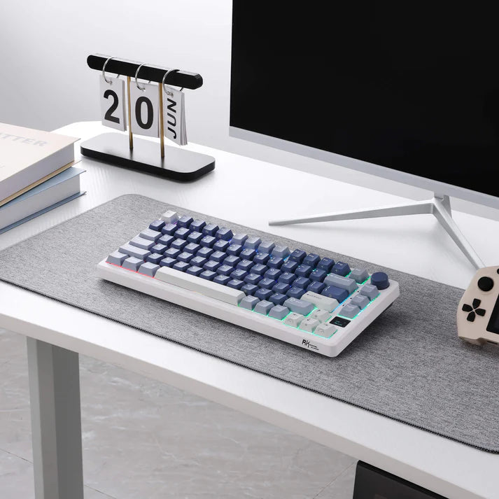 Teclado Mecánico Royal Kludge RK-M75 Ocean Blue 75%