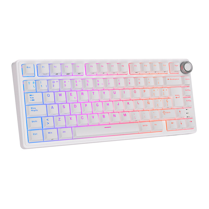 Teclado Mecánico Royal Kludge RK R75 White