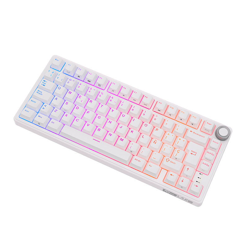 Teclado Mecánico Royal Kludge RK R75 White