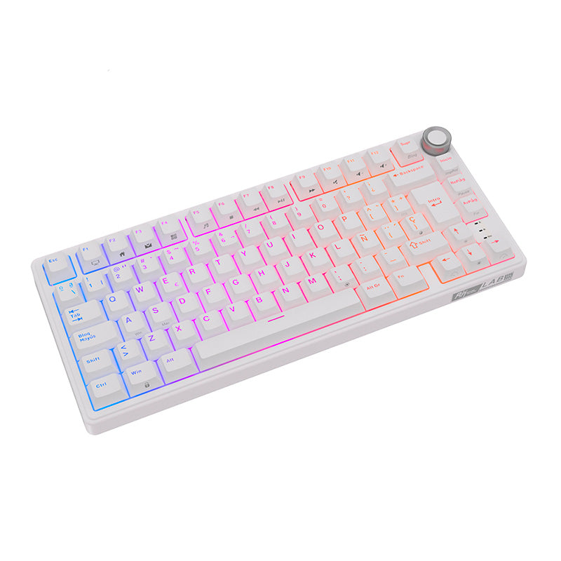 Teclado Mecánico Royal Kludge RK R75 White