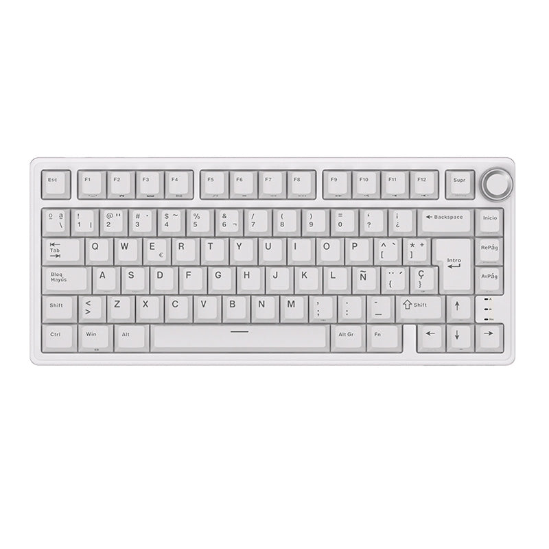 Teclado Mecánico Royal Kludge RK R75 White