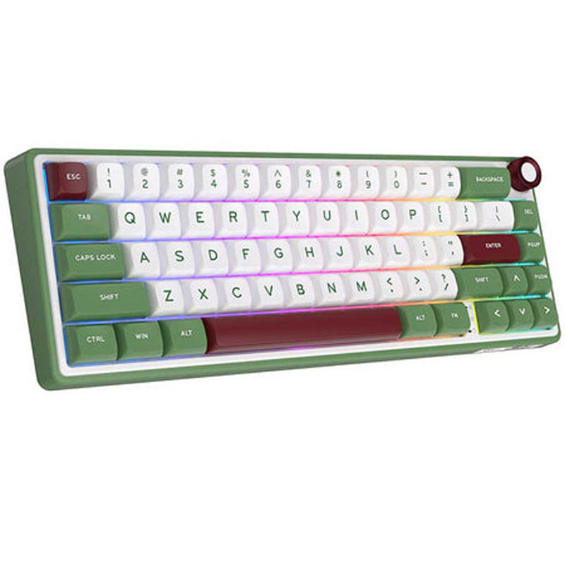 Teclado Mecánico Royal Kludge Rk R65 Greensand Chartreuse