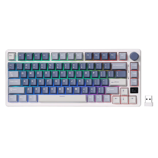 Teclado Mecánico Royal Kludge RK-M75 Ocean Blue 75%