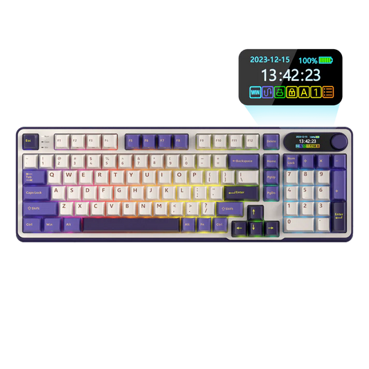 Teclado Mecánico Royal Kludge RK S98 Blackberry