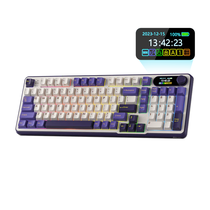 Teclado Mecánico Royal Kludge RK S98 Blackberry