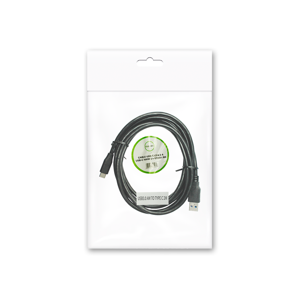 Cable Exelink USB 3.0 a USB-C 3.2 2 metros
