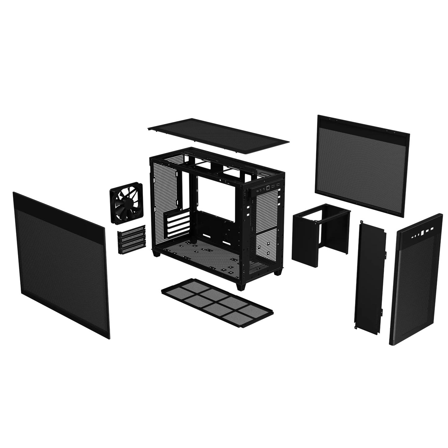Gabinete Gamer Asus Prime AP201 Mesh