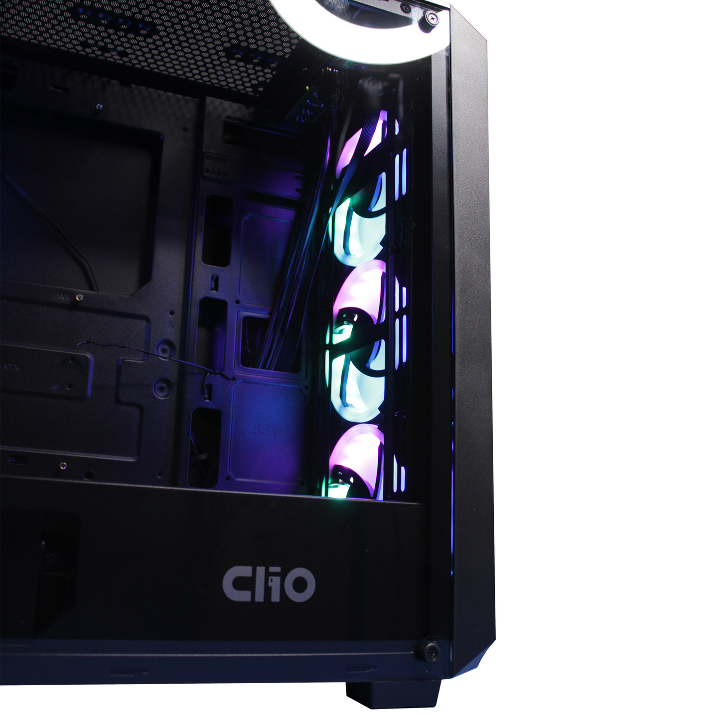 Gabinete CLIO P1 Mesh Mid Tower Negro