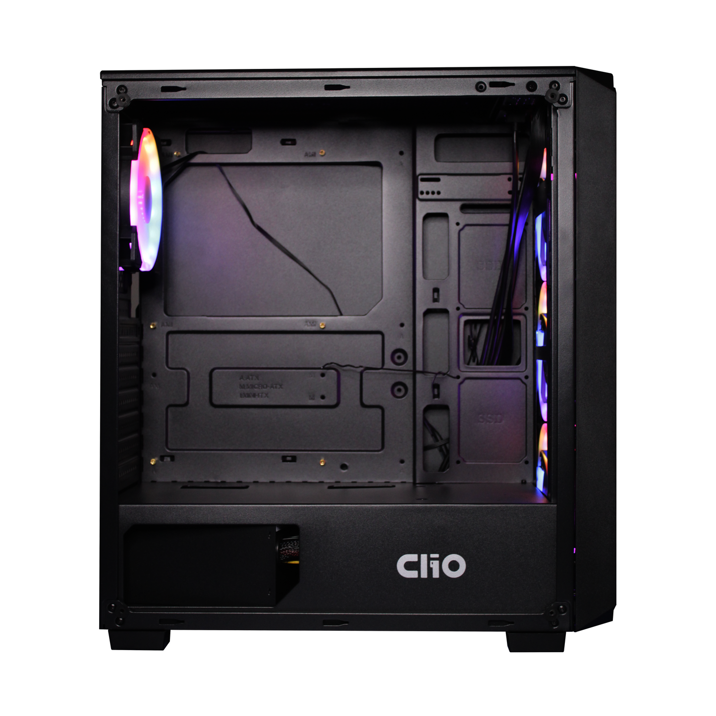 Gabinete CLIO P1 Mesh Mid Tower Negro