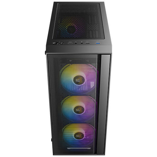 Gabinete Gamer Antec AX65 ARGB Black