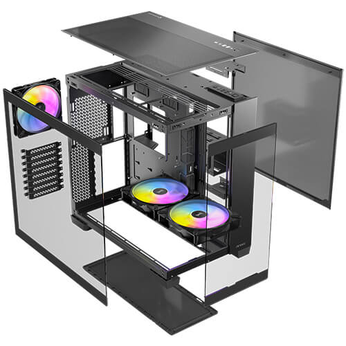 Gabinete Gamer Antec C8 ARGB Black