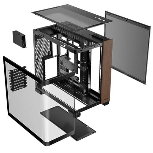 Gabinete Gamer Antec C8 Curve Wood