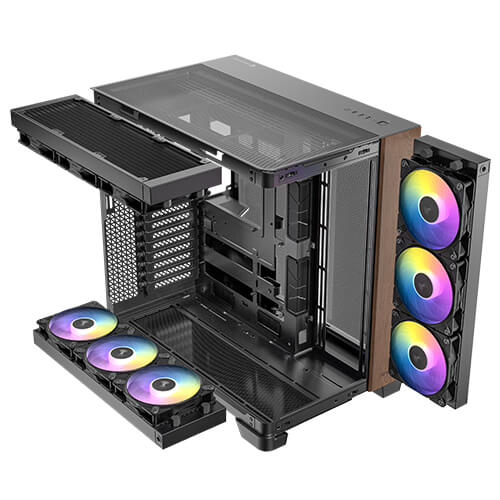 Gabinete Gamer Antec C8 Curve Wood