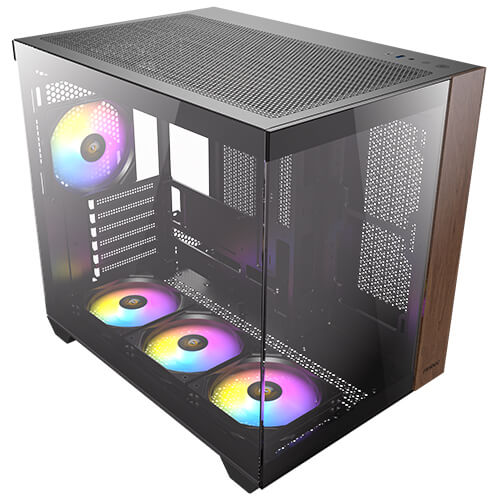 Gabinete Gamer Antec CX800 Wood ARGB