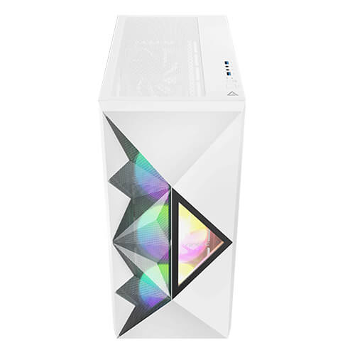 Gabinete Gamer Antec DF800 Flux ARGB White