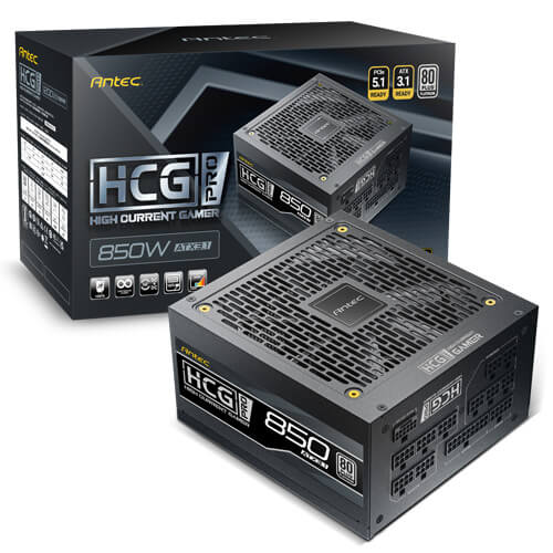 Fuente de Poder Antec HCG850 PRO Platinum ATX 3.1