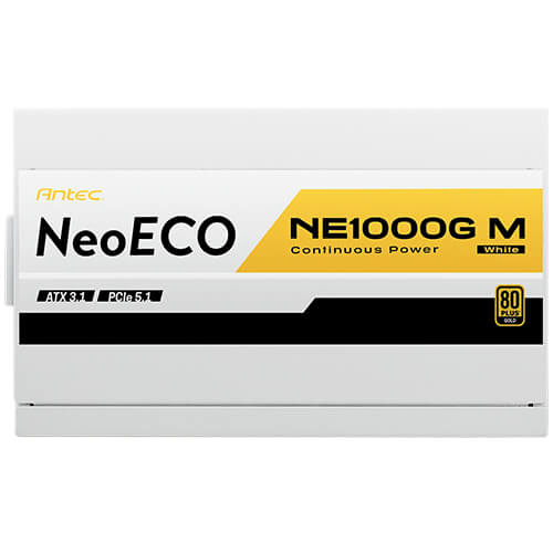Fuente de Poder Antec NE1000G M ATX 3.1 White