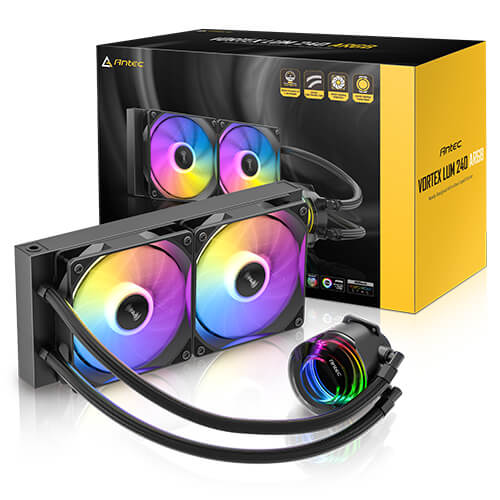 Watercooling Antec Vortex LUM 240 ARGB Black