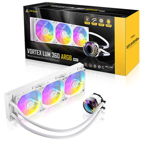 Watercooling Antec Vortex LUM 360 ARGB White