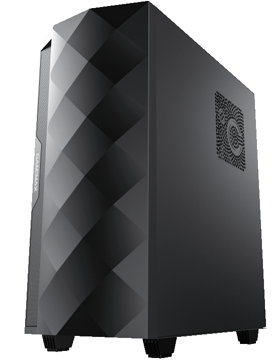 Gabinete Gamer Gamemax Diamond COC Black