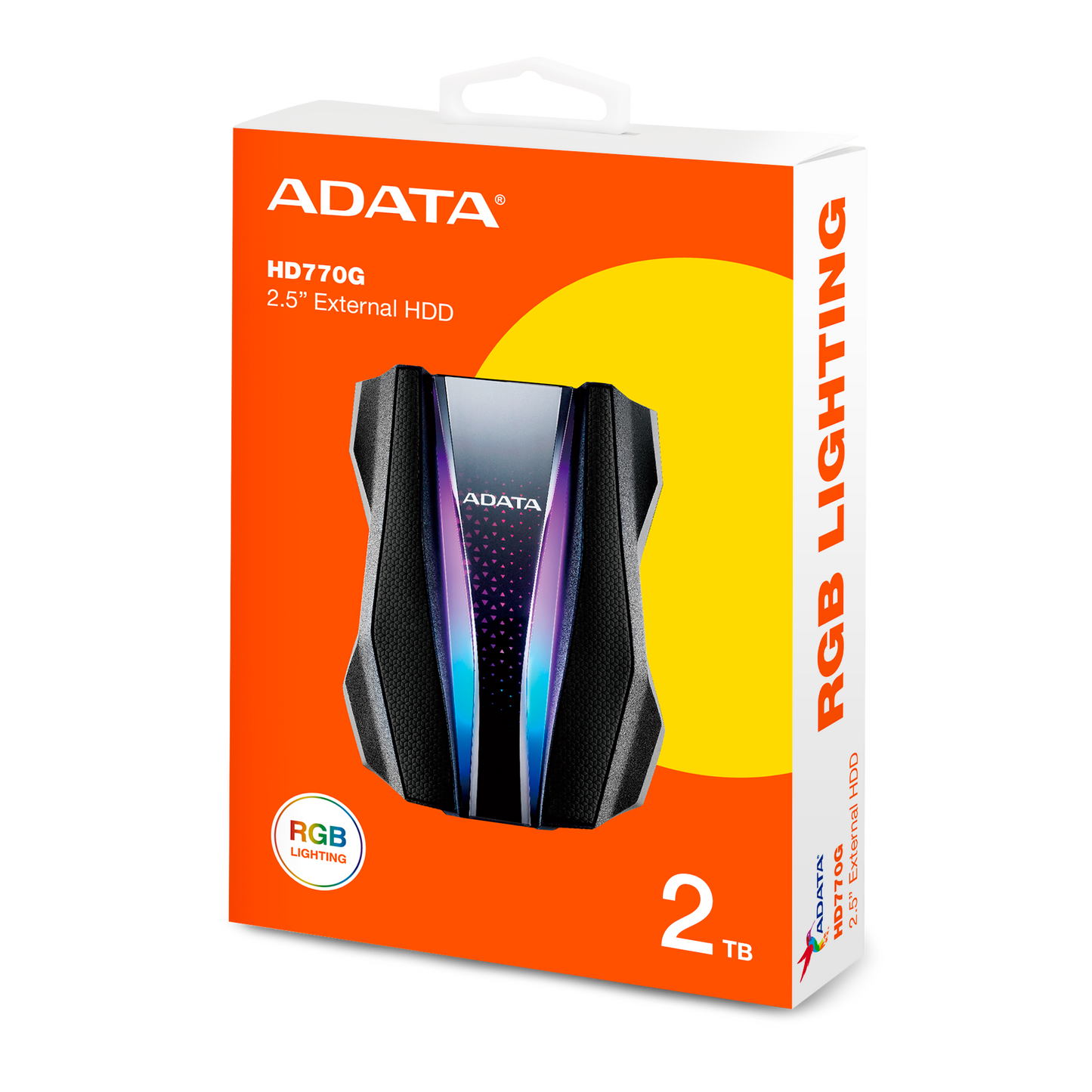Disco Duro Externo Adata HD770G RGB 2.5", 2TB