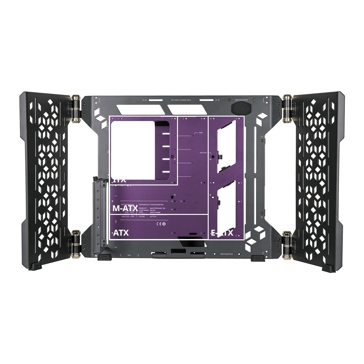 Gabinete Gamer Cooler Master Masterframe 700