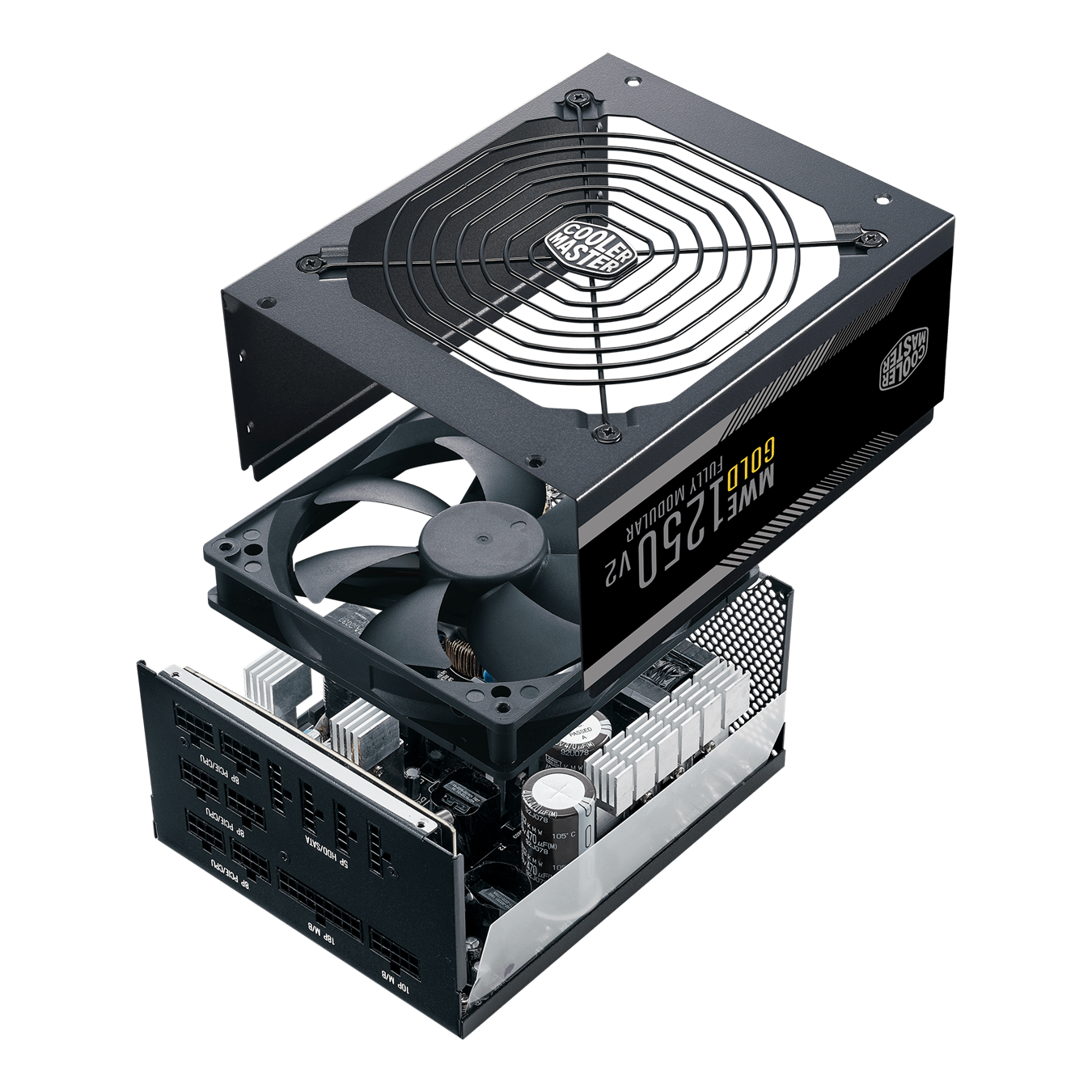 Fuente De Poder Cooler Master MWE Gold 1250 V2