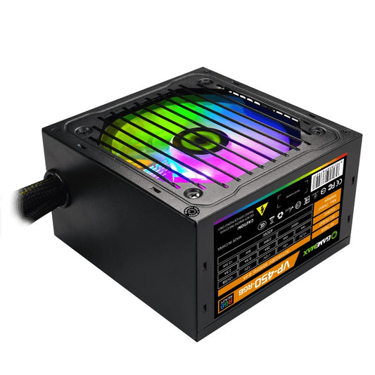 Fuente de Poder Gamemax 450W RGB VP-450-RGB 80+ Bronze