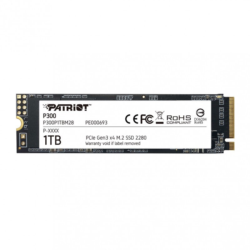 Unidad SSD PATRIOT 1TB M,2 NVME GEN 3 PE000693-P300P1TBM28GM28