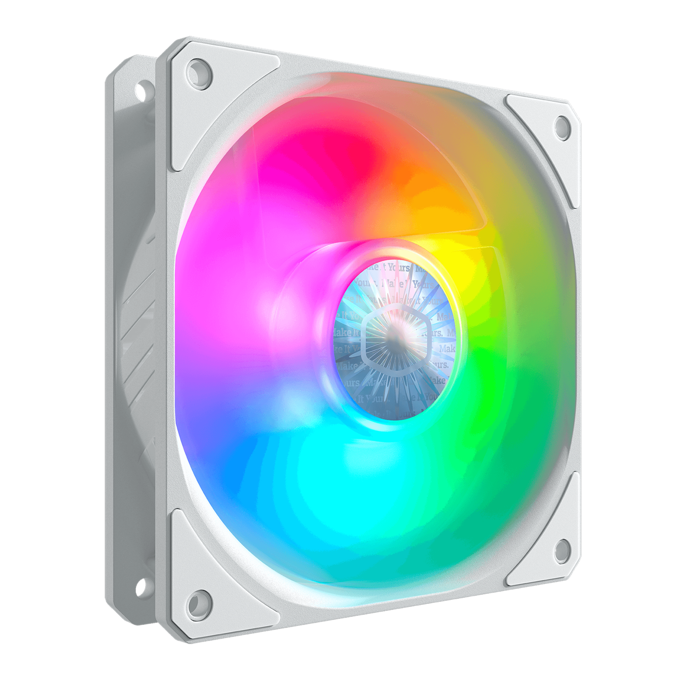 Ventilador Cooler Master Sickleflow 120 ARGB White Edition 3 en 1