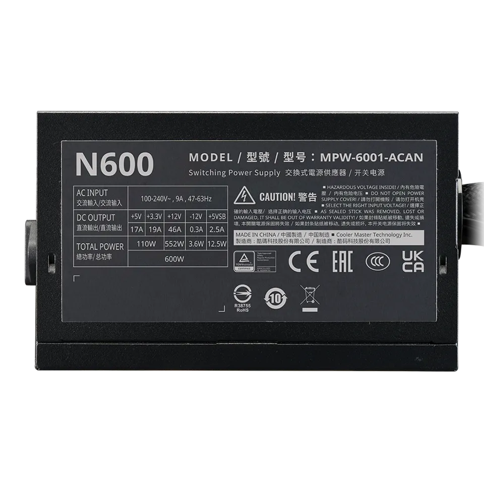 Fuente de Poder Cooler Master Elite Nex N600