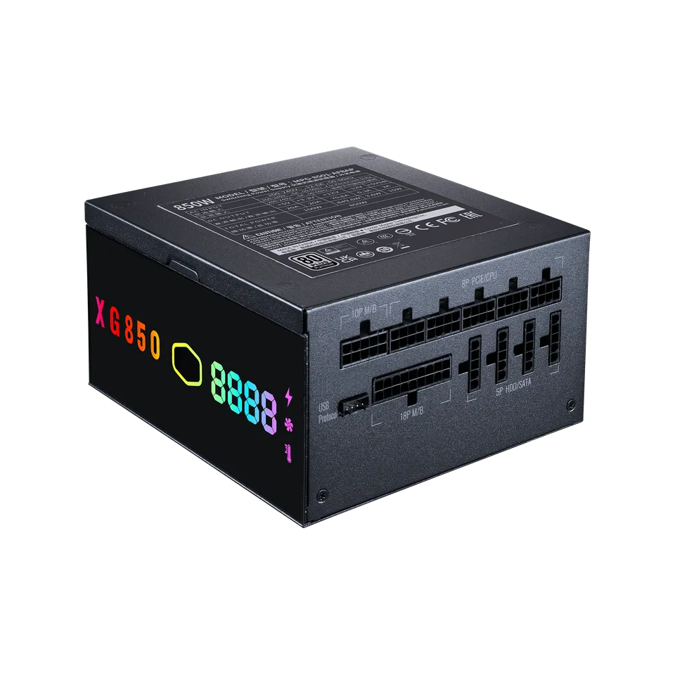 Fuente de Poder Cooler Master XG850 Plus Platinum ARGB 850W