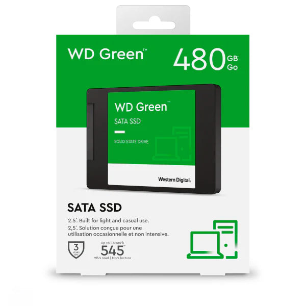 Disco Sólido Ssd 480GB Interno Wd Green Wds480g2g0a