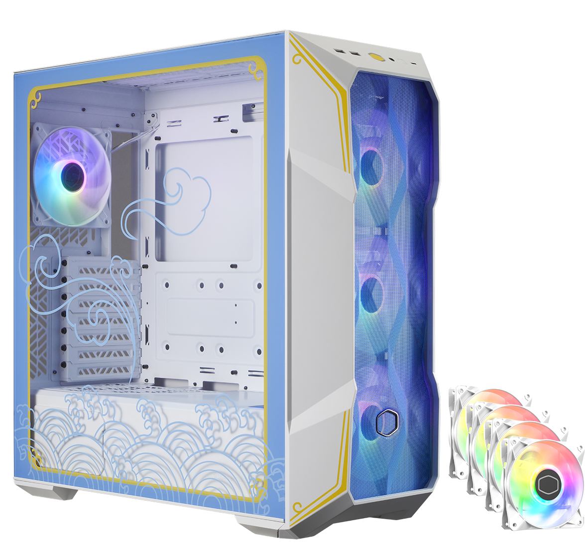 Gabinete Gamer Cooler Master MasterBox TD500 V2 SF6 Chun-Li Edition