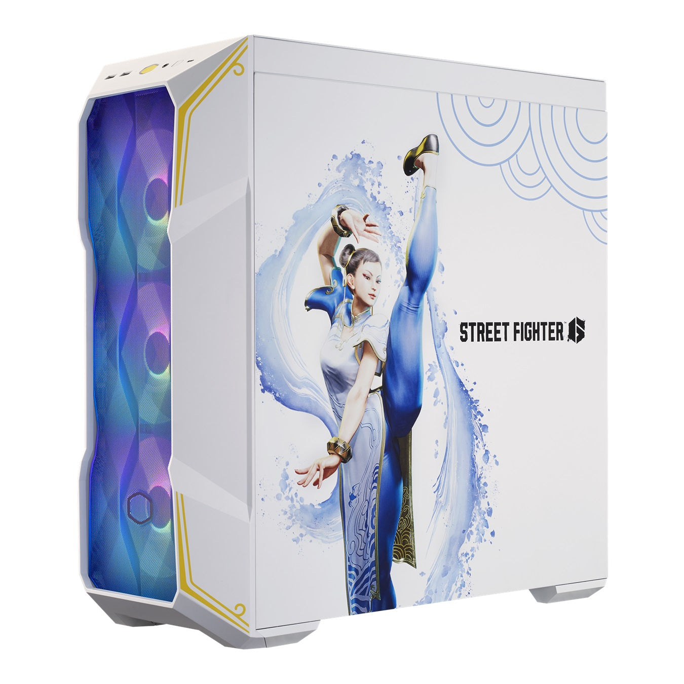 Gabinete Gamer Cooler Master MasterBox TD500 V2 SF6 Chun-Li Edition