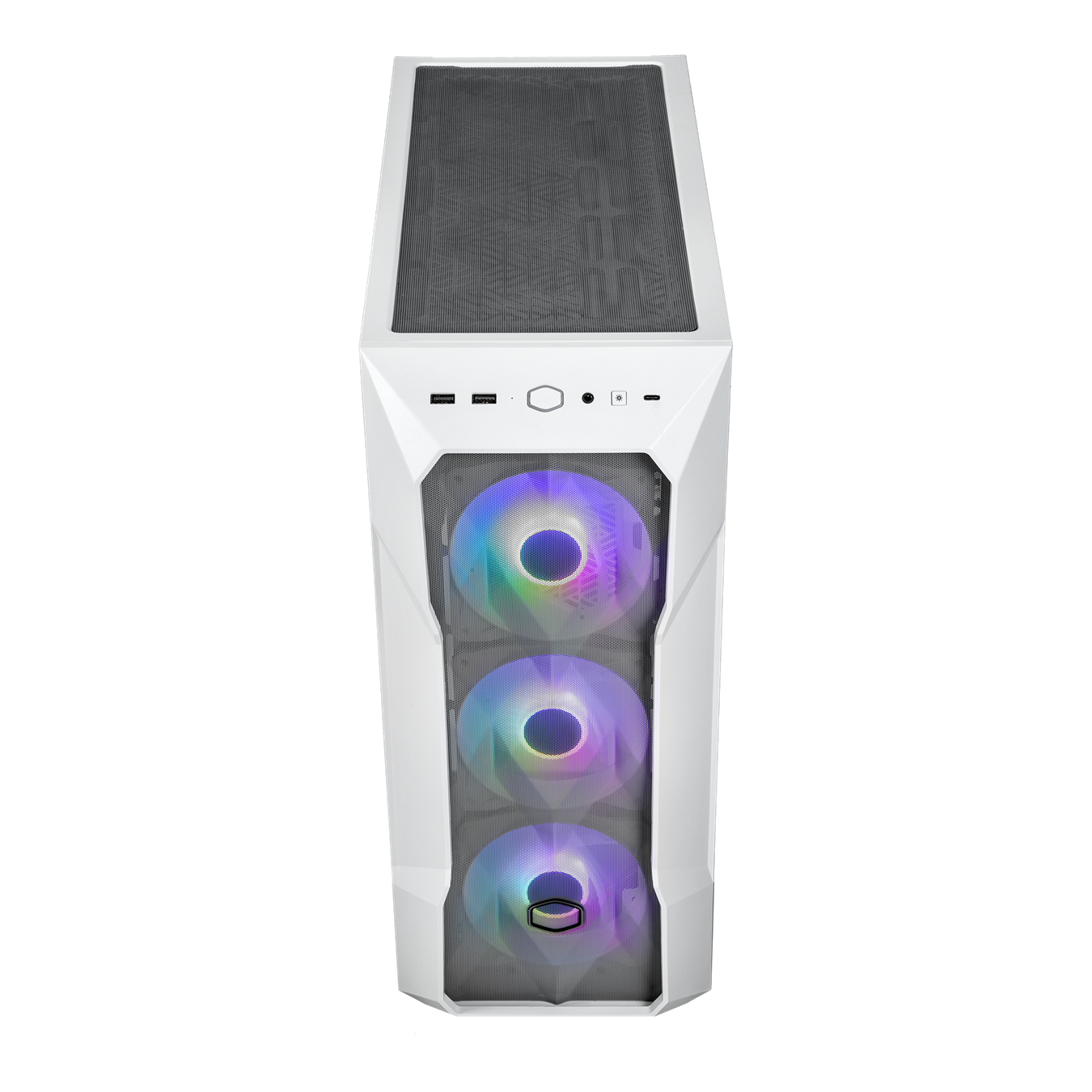 Gabinete Gamer Cooler Master MasterBox TD500 White Mesh V2 ARGB