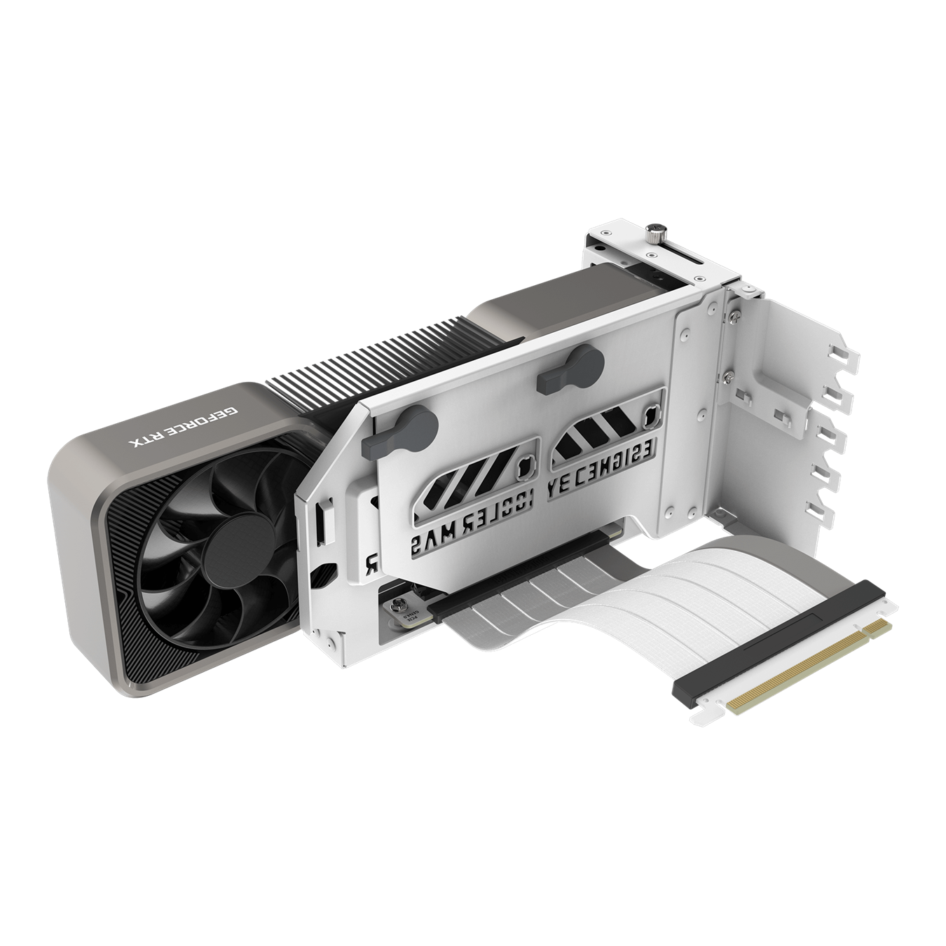 Soporte GPU Cooler Master Vertical Graphics Card Holder Kit V3 White