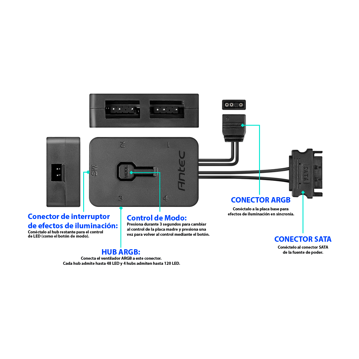 Watercooling Antec Vortex 240 ARGB