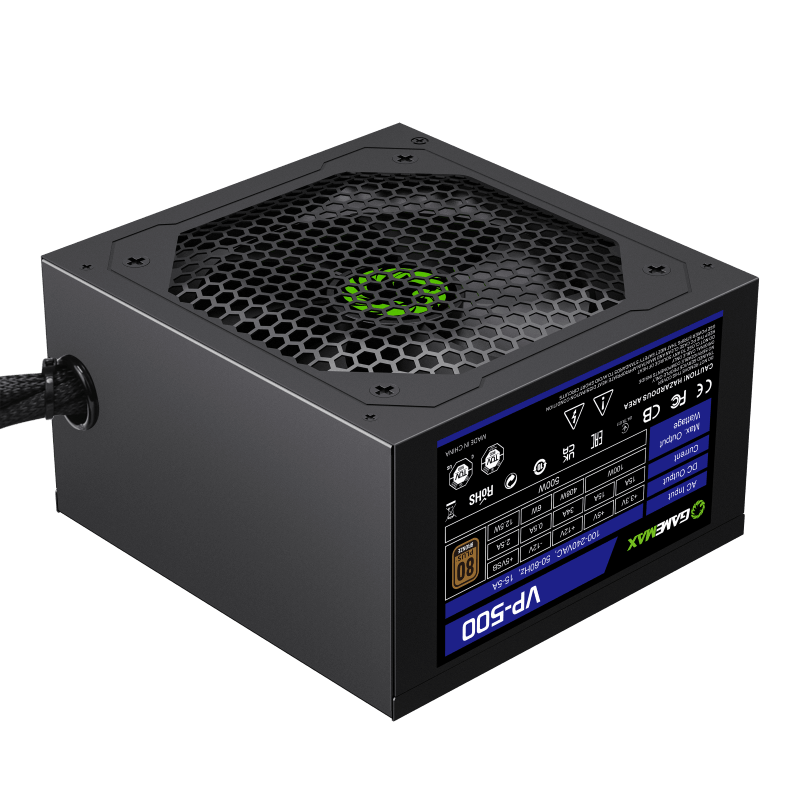 Fuente de Poder Gamemax 500W VP-500 80+ Bronze