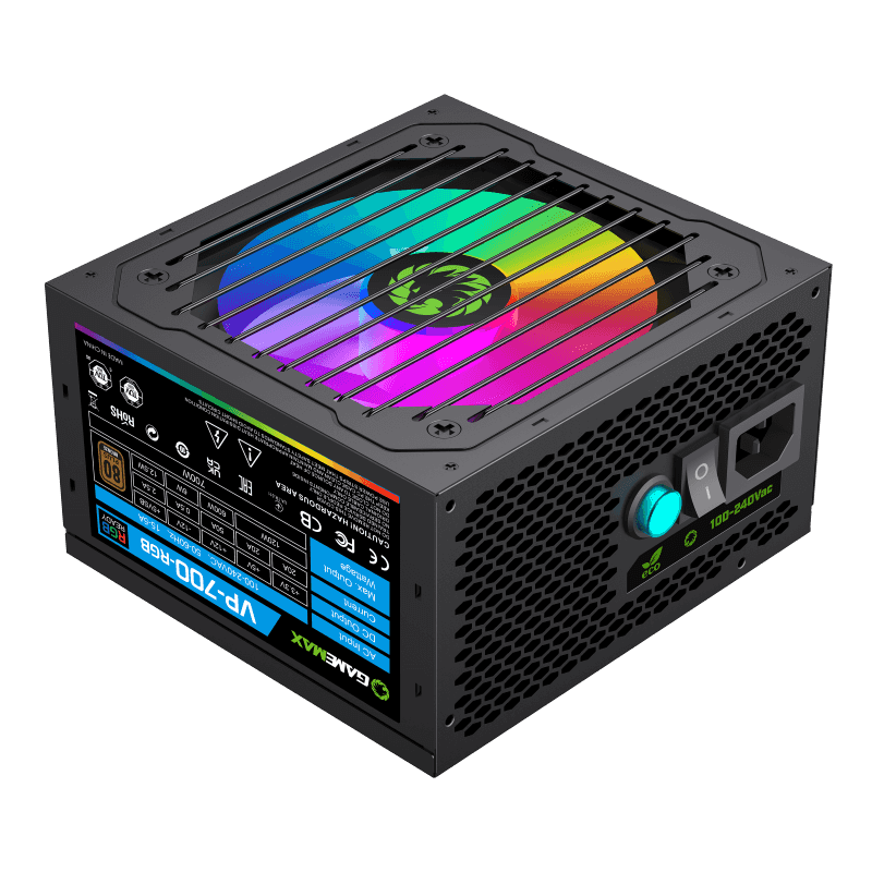 Fuente de Poder GameMax VP-700-M-RGB