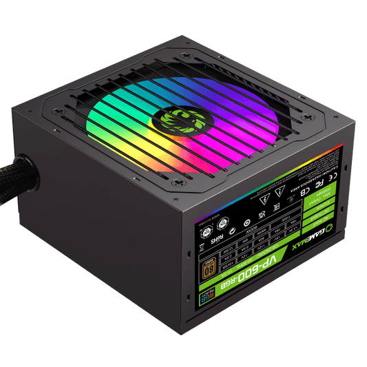 Fuente de Poder Gamemax 600W RGB VP-600 RGB