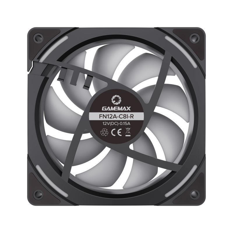 Ventilador Gamemax ARGB FN12A-C8I-RBK