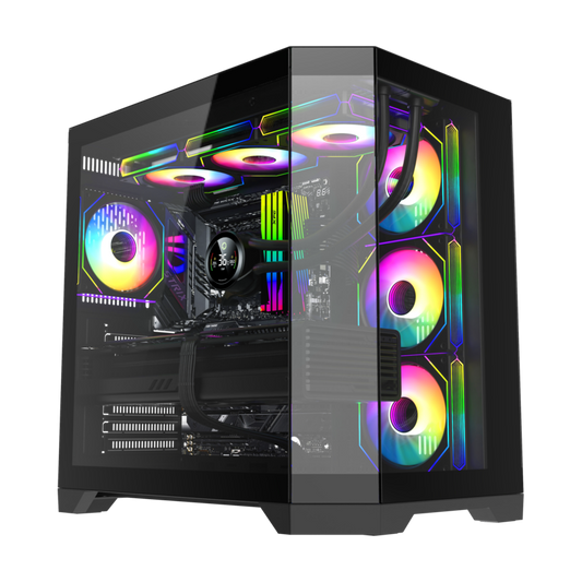 Gabinete Gamer Gamemax Hype-A Black