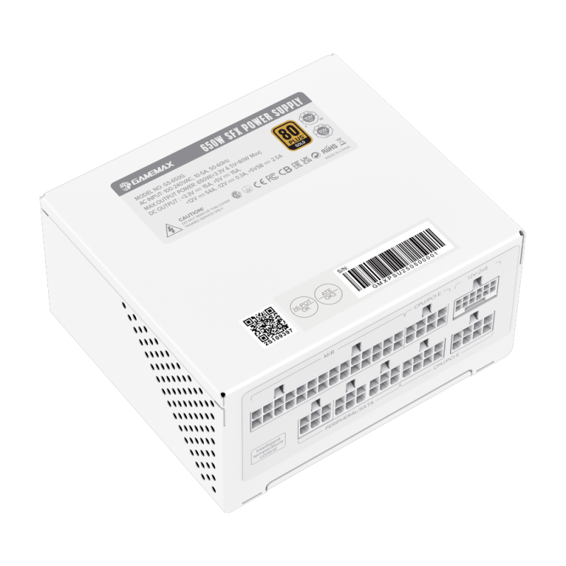 Fuente De Poder Gamemax GS-650G SFX Modular