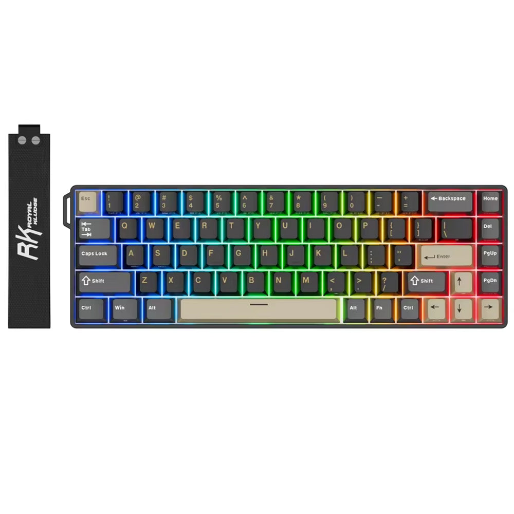 Teclado Royal Kludge RK R68 HE Phantom Mint Switch (Inglés)