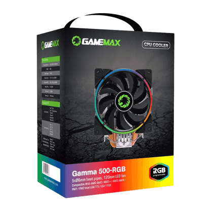 Disipador de Aire Gamemax Gamma 500 RGB